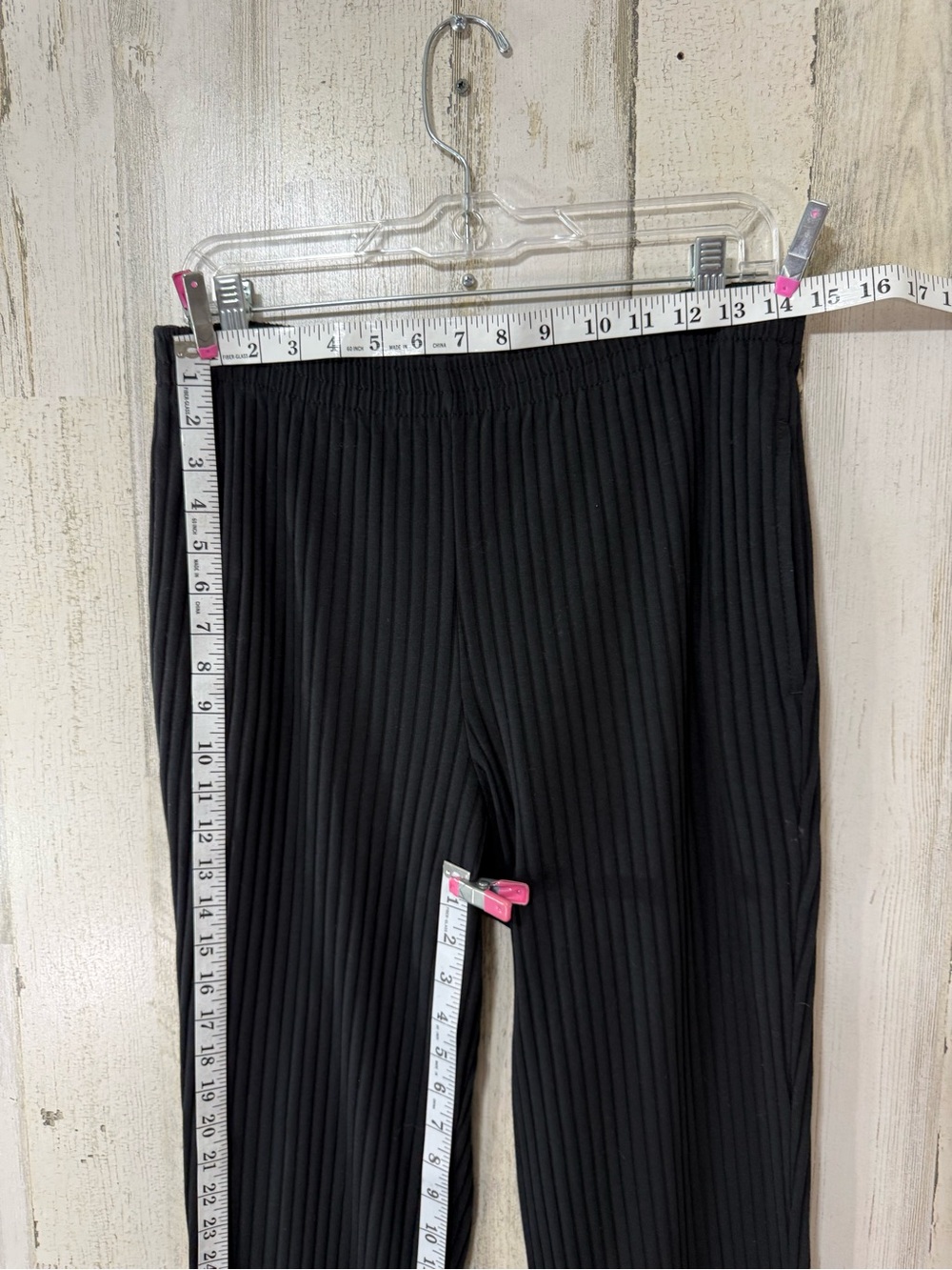 Weekenders Black Ribbed Knit Pants - Picture 7 of 7